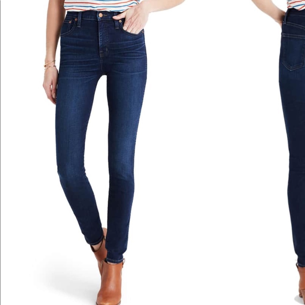 Madewell high rise skinnies